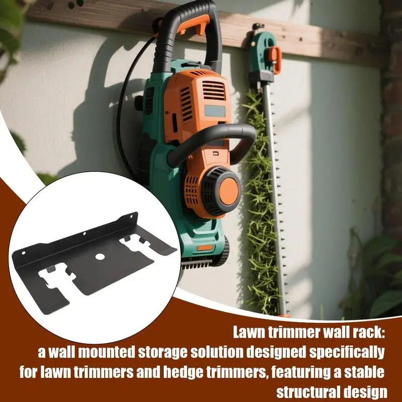잔디 깎는 기계 보관 선반 정원 도구 주최자 차고 작업장을위한 녹 방지 공간 절약형 다기능 홈 조직