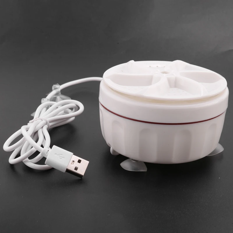 Mini Washing Machine USB Two-Way Rotating Turbine Portable Washing Machine For Sock Underwear For Travel