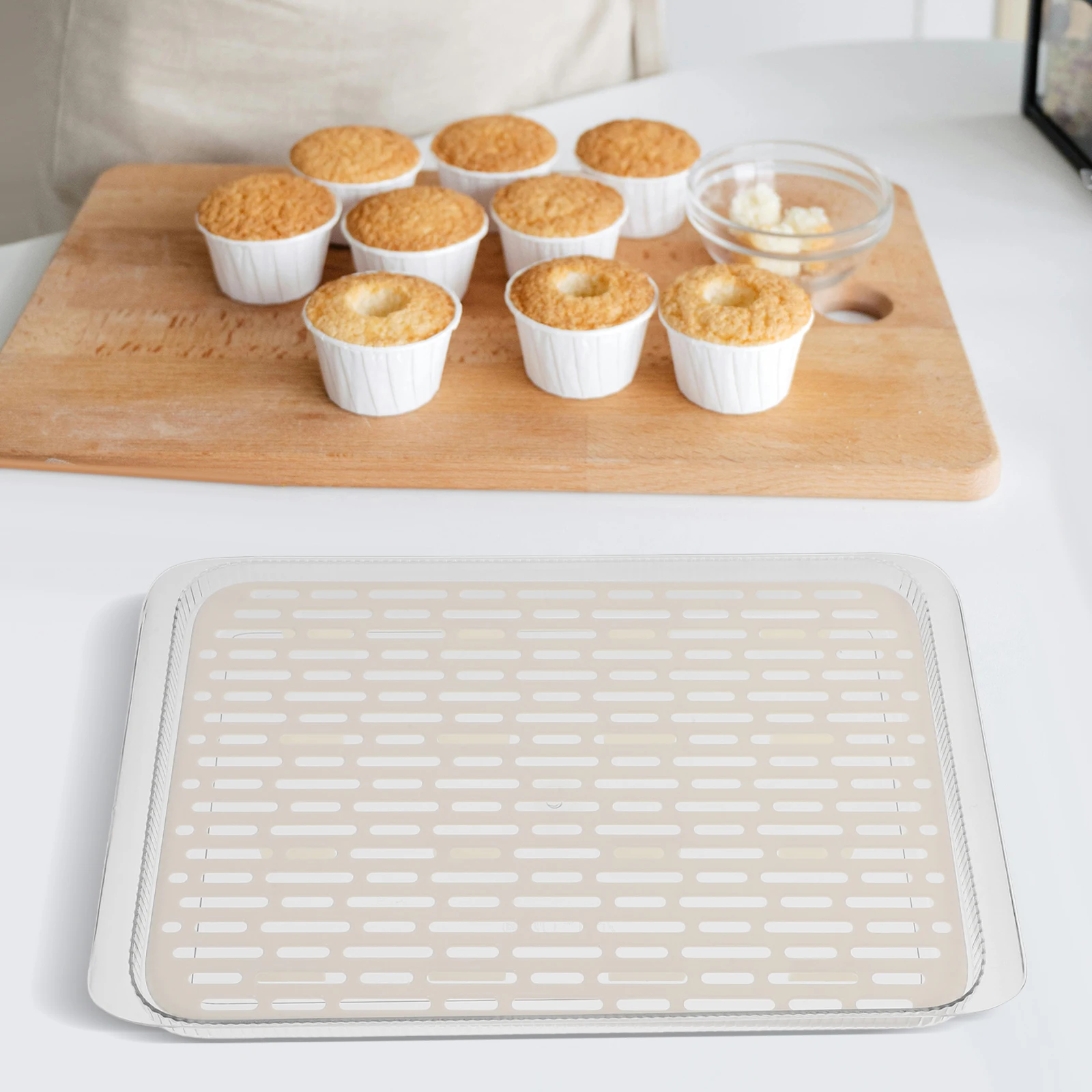 

Drain Tray Rack Dish Drainers Drainage Countertop Draining Double Layer