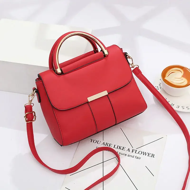 2024 Hot Women's Multi Style New PU Leather Fashion Luxury Shopping Large Capacity Stitching Handbag Shoulder Bag