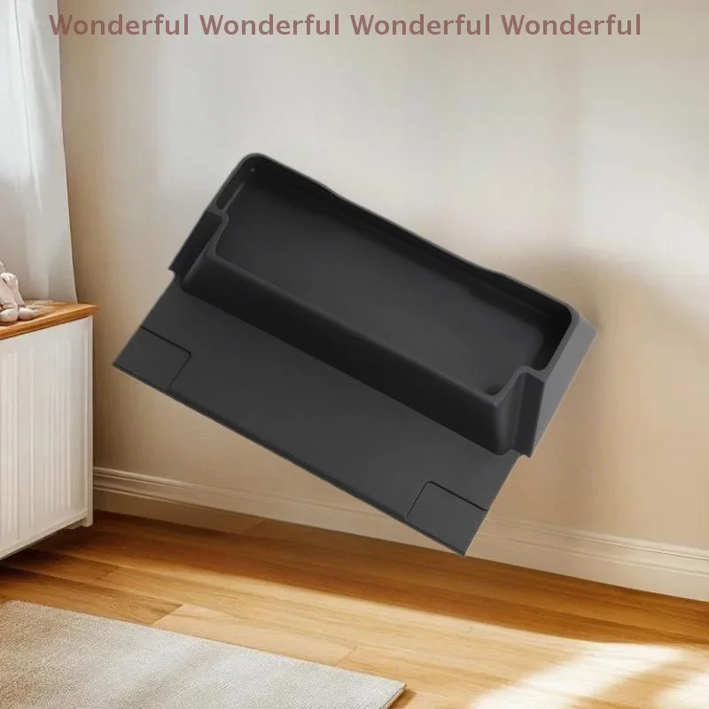 ملحقات السيارات الممتازة لـ Juniper 2025 Model Y: صندوق وحدة التحكم بمسند الذراع المركزي ومنظم صينية زجاجية #5