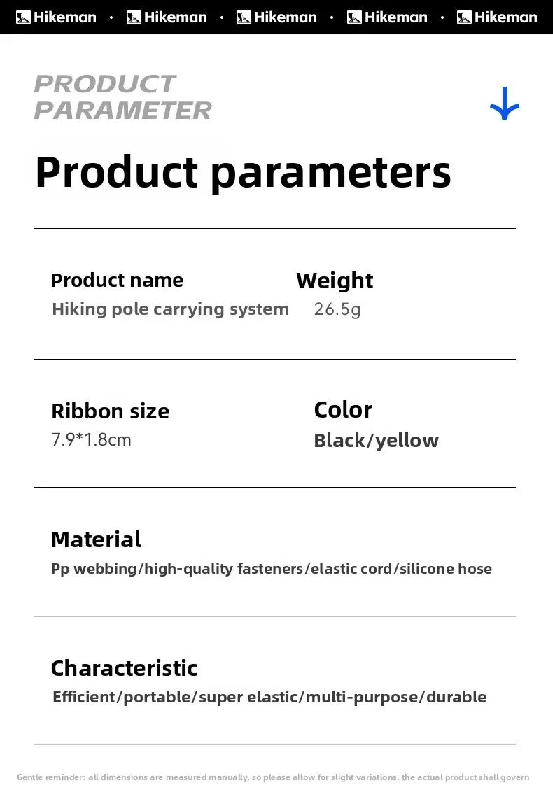 Wanderstock-Befestigungsriemen, Rucksack-Zubehör, einfache elastische Schlaufe, schnelle Installation, keine Demontage, Outdoor-Camping-Trekkingstockhalter – Detail 10
