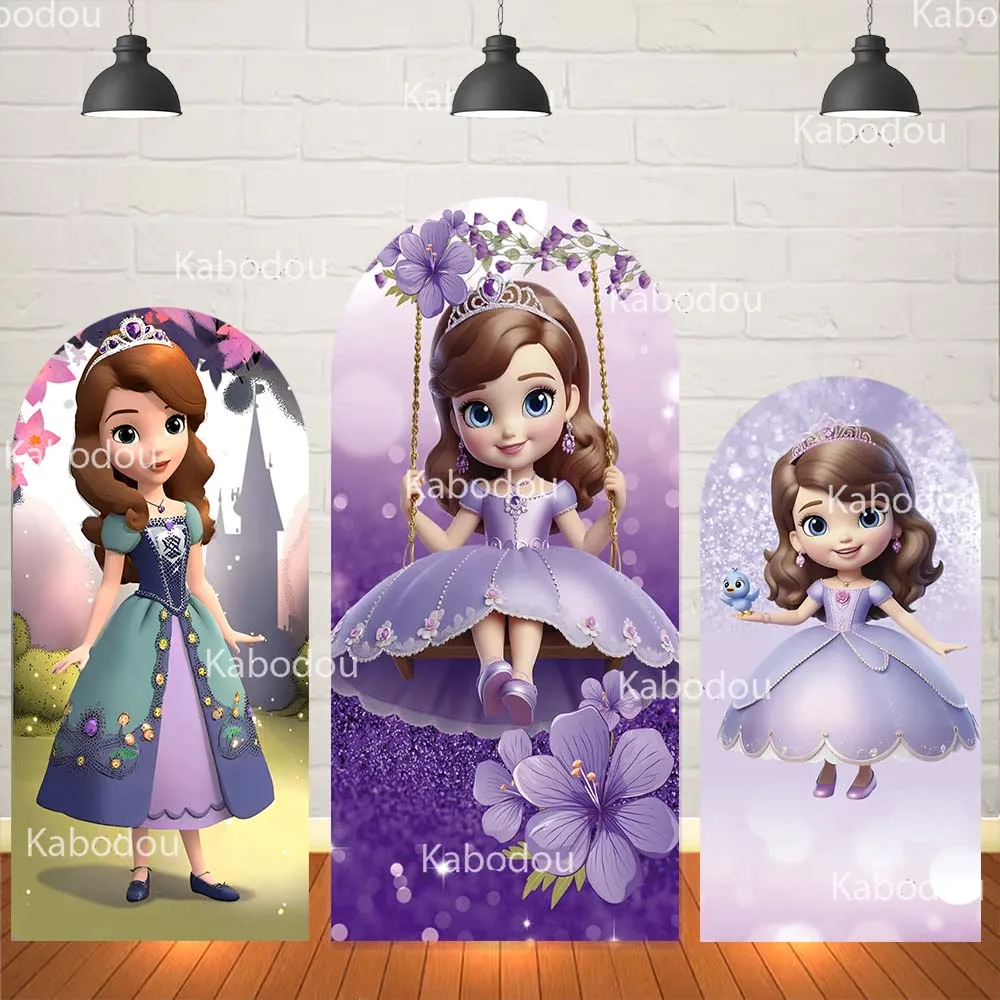 The Sofia Backdrop Arch Cover Girl Birthday Party Decoration Baby Shower Photo Photography Background Studio Prop
