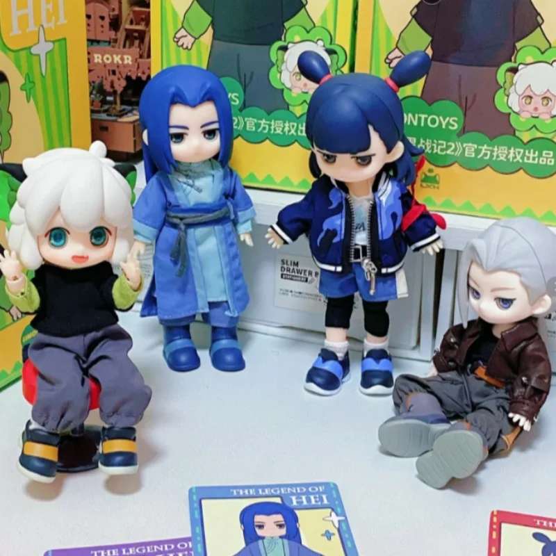 

Коллекционная шарнирная фигурка SIMONTOYS The Legend Of Luo Xiaohei 1/12 BJD, официальная оригинальная, в закрытой упаковке