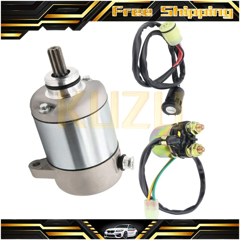 Starter Motor 12V for Honda TRX350FE FM TE TM Rancher 2000-2006 - Replaces 31200-HN5-M01 31200-HN5-A81