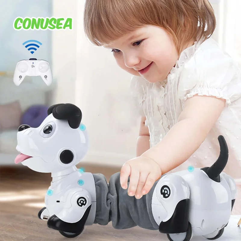 Kinder Roboter Hund Welpen Spielzeug Fernbedienung Smart Tiere Programmierbare Kinder Spielzeug Intelligente Reden Elektronische Haustiere für Kinder