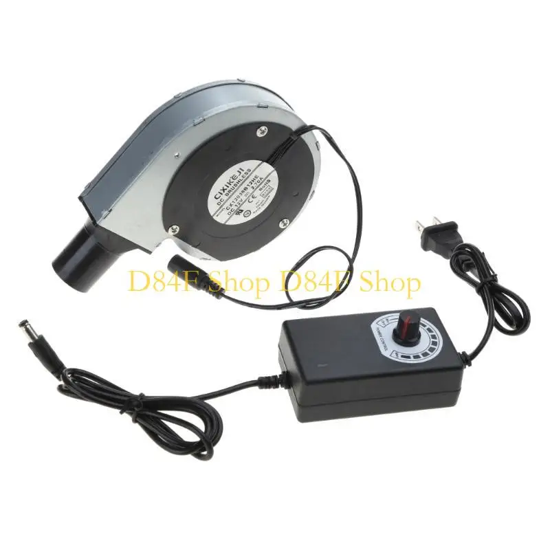 

D84F 25W Brushless Blower for Outdoor Cook Air Blower BBQ Fan Adjustable Speed