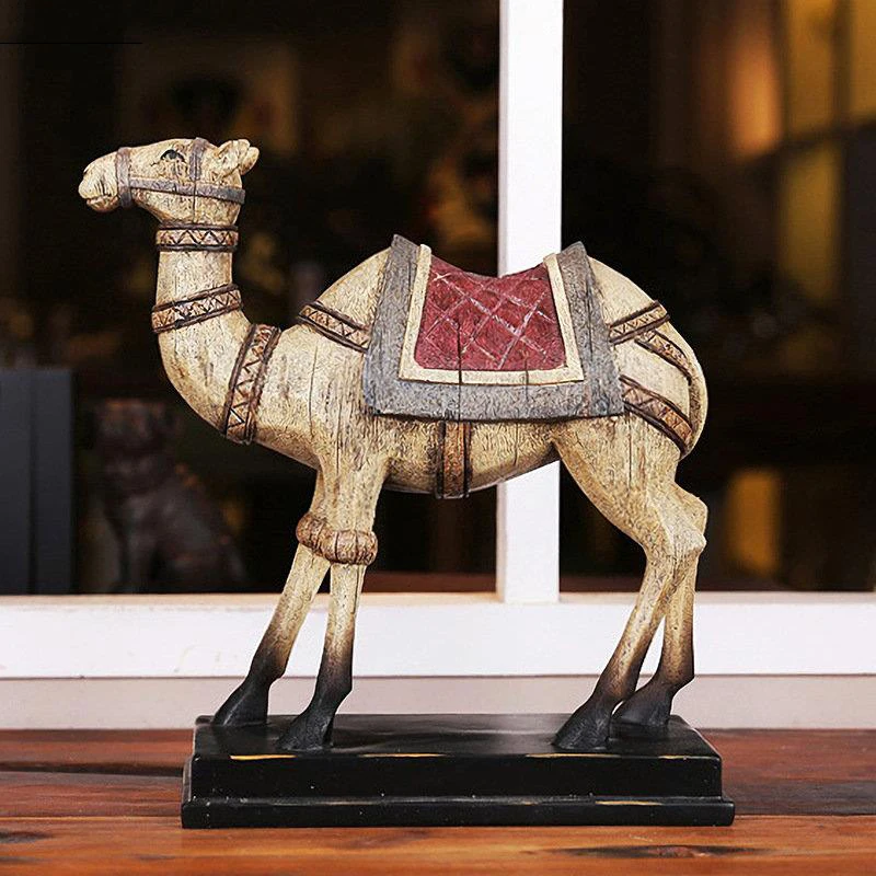 

Elephant Horse Bookends Library Bookcase Bookshelf Bookends Desk Decoration Camel Statue Animal Resins Sculpture Ornaments