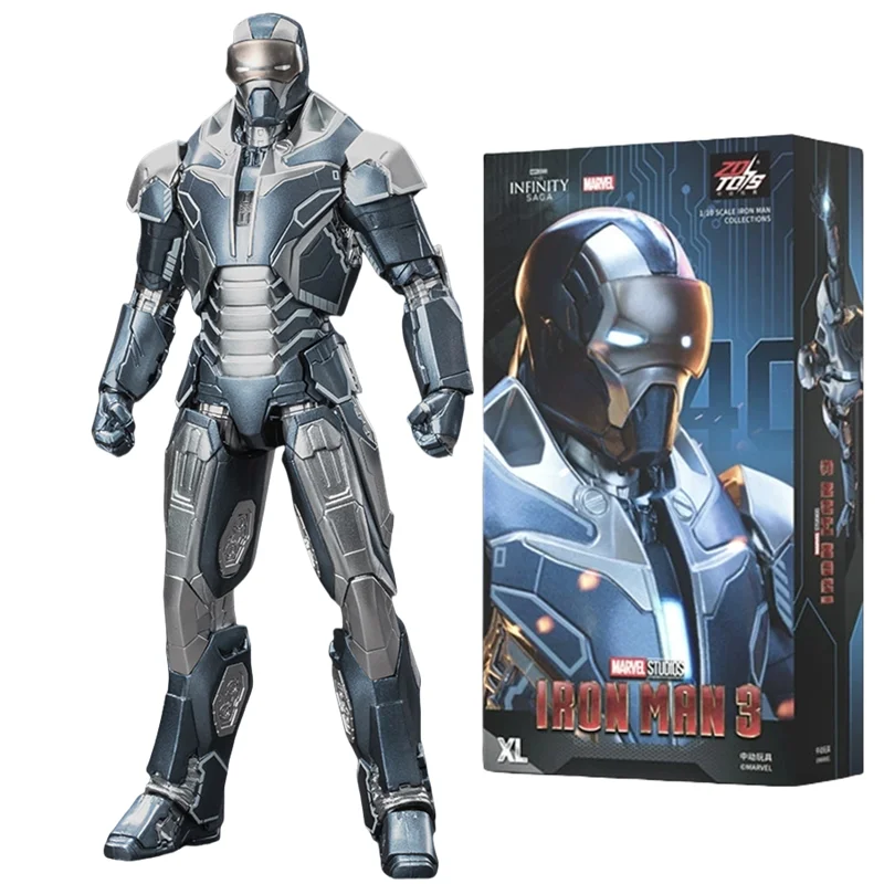 

New In Stock Original ZD Iron Man Tony Stark MK40 Action Figure Collectible Model Toys Desktop Ornament Garage Kit Birthday Gift