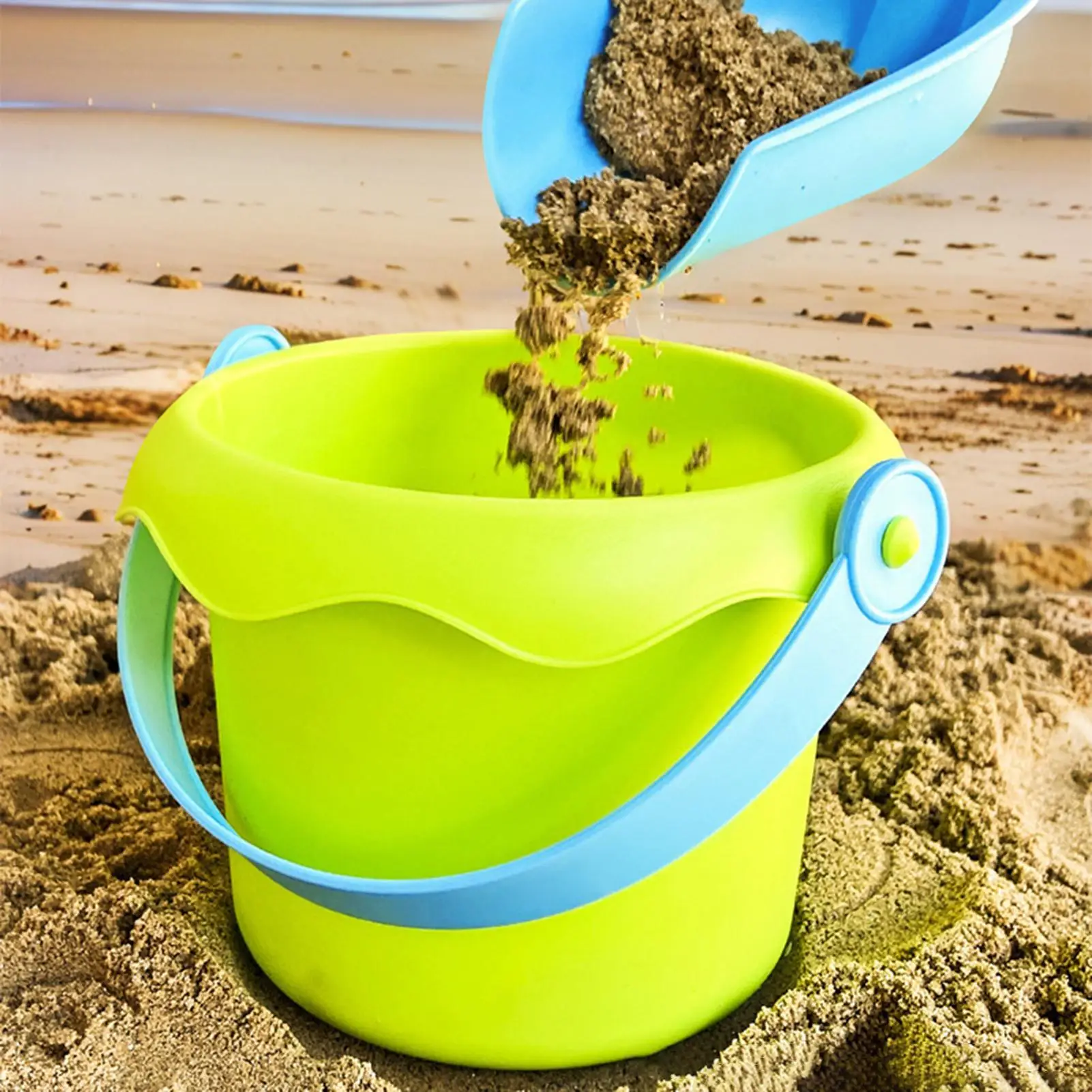 Kids Sand Toys for Beach Hot Weather Supplies Portable Sandbox Castle Building Kit for Kindergarten Indoor outdoor