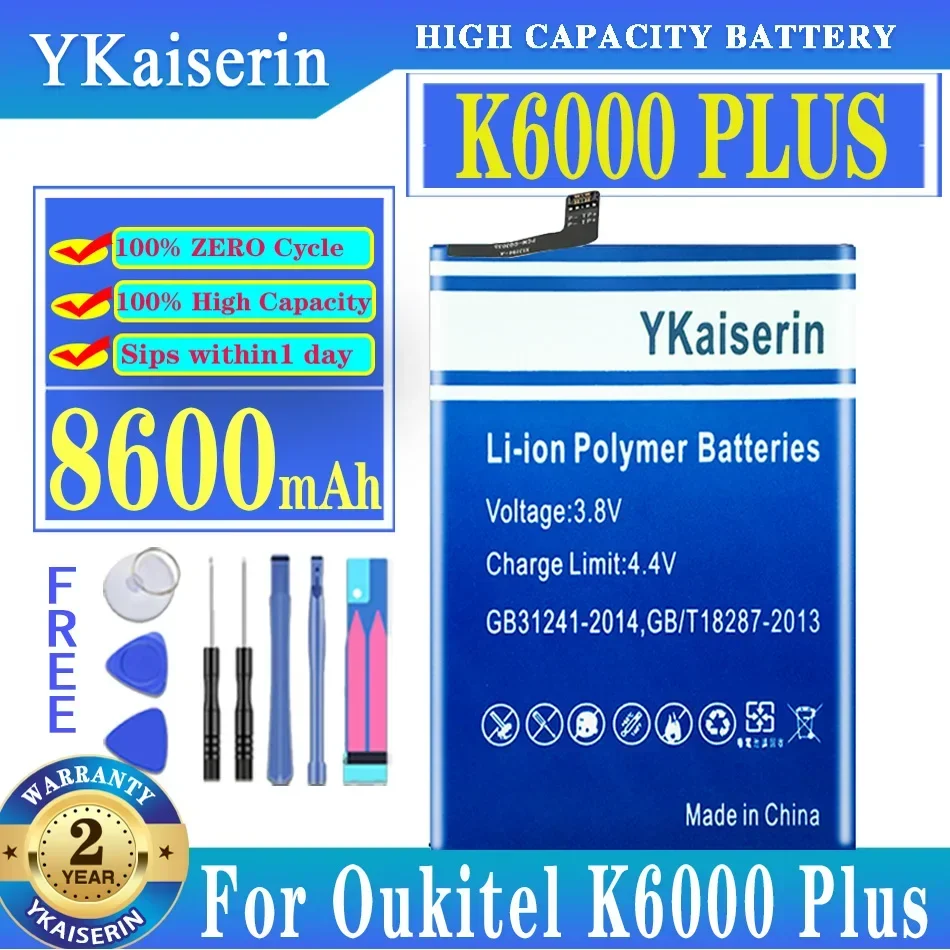 

Запасные части 8600 мАч, резервная батарея для OUKITEL K6000PLUS