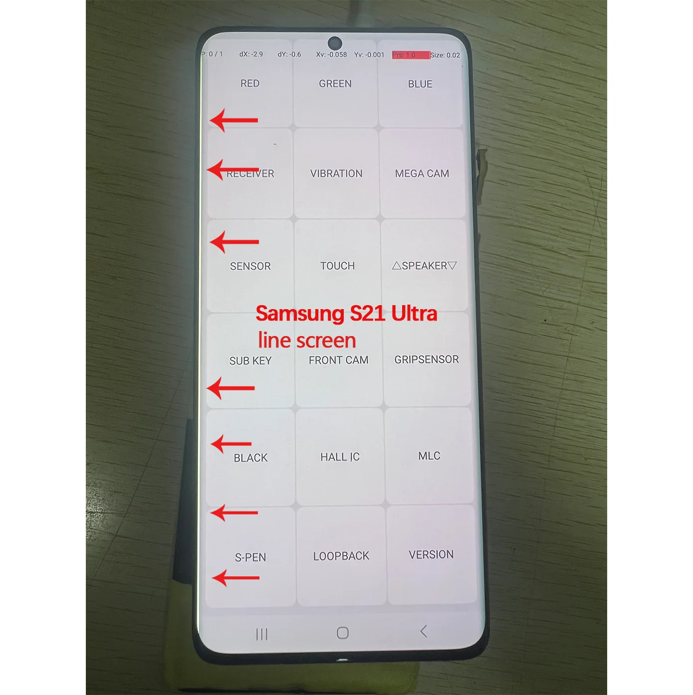 Single Sell Defect Dot Line For Samsung S21 Ultra G998B G998F G998U LCD Display Touch Screen Digitizer Assembly No Frame