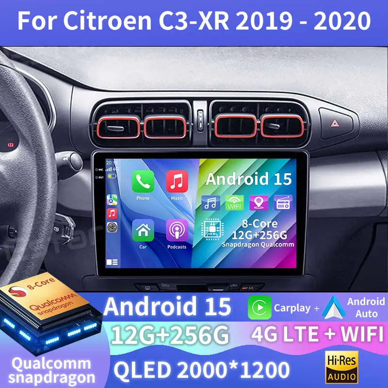 Android 15 Car Radi…