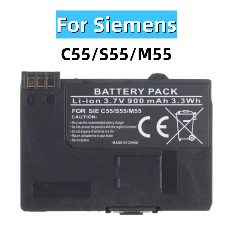 Batería C55 M55 S55 900mAh para Siemens A52/A55/A57/A60/A62/A65/A70/C55/GIGASET SL1/SL56/SL100/SL565/M55/S55 EBA-51