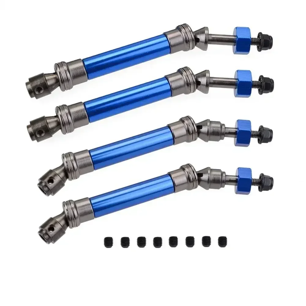 1/10 trx4 slash 4x4 stampede vxl 2wd 6851r 6851x 6852r 6852x de aço cvd conjunto de eixo de transmissão dianteiro traseiro resistente