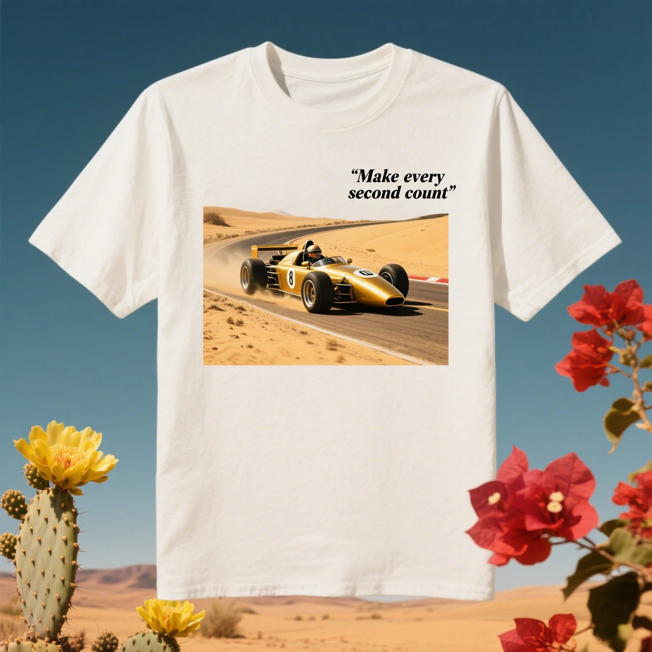 

Track Racing Print Summer Luxury Brand Pure Cotton Men's and Women's T-shirt Short Sleeve Street Fashion Trend Clothing