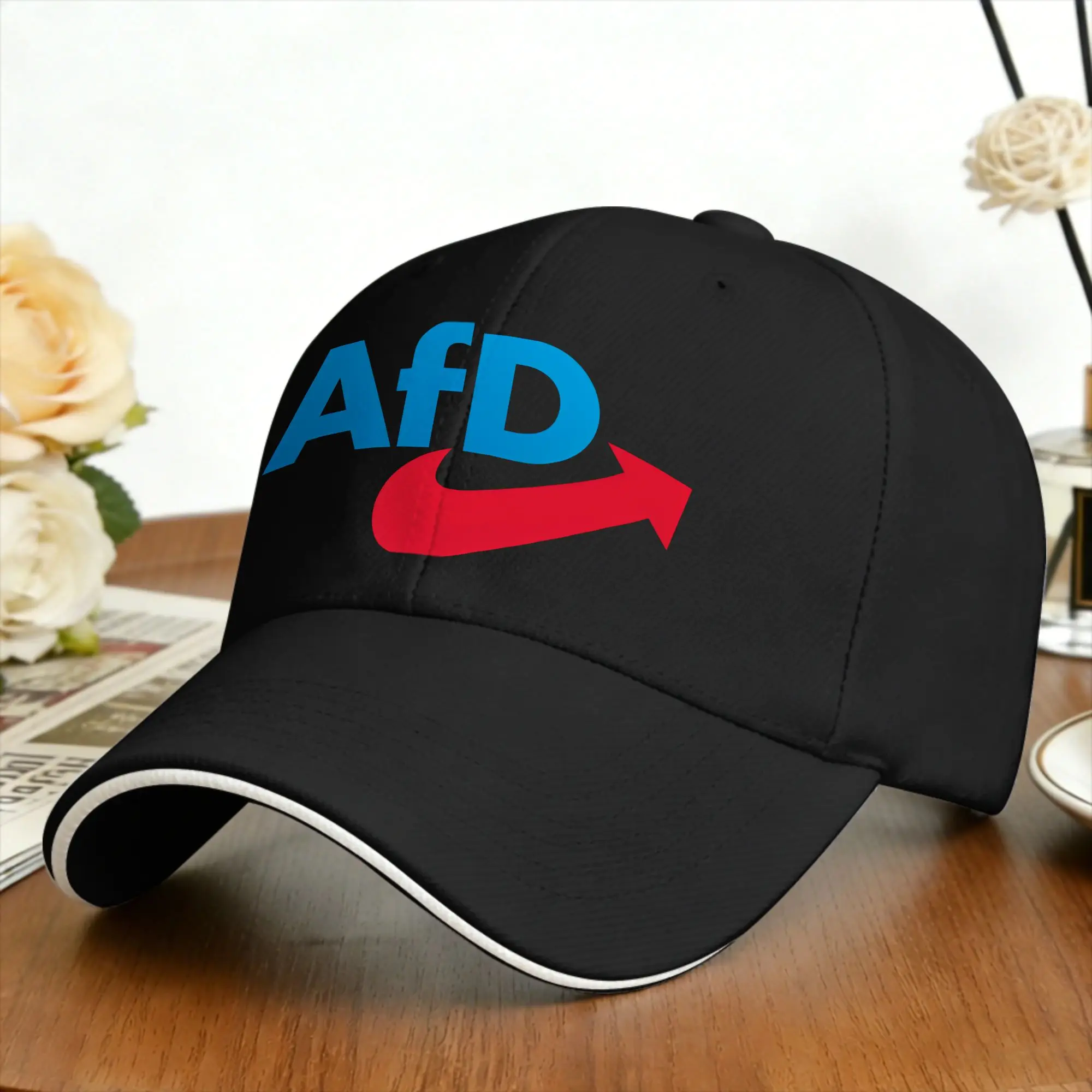 Alternative AFD Germany Baseball Cap  Couple Print Trucker Hat Summer Casual Kpop Rock Baseball Caps