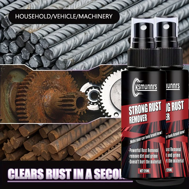 ผลิตภัณฑ์ทําความสะอาดรถจักรยานยนต์ Strong Rust Remover: ตัวยับยั้งสนิมและน้ํามันหล่อลื่นโลหะทรงพลังพร้อมตัวคลายสกรู, สนิมดิสก์เบรก