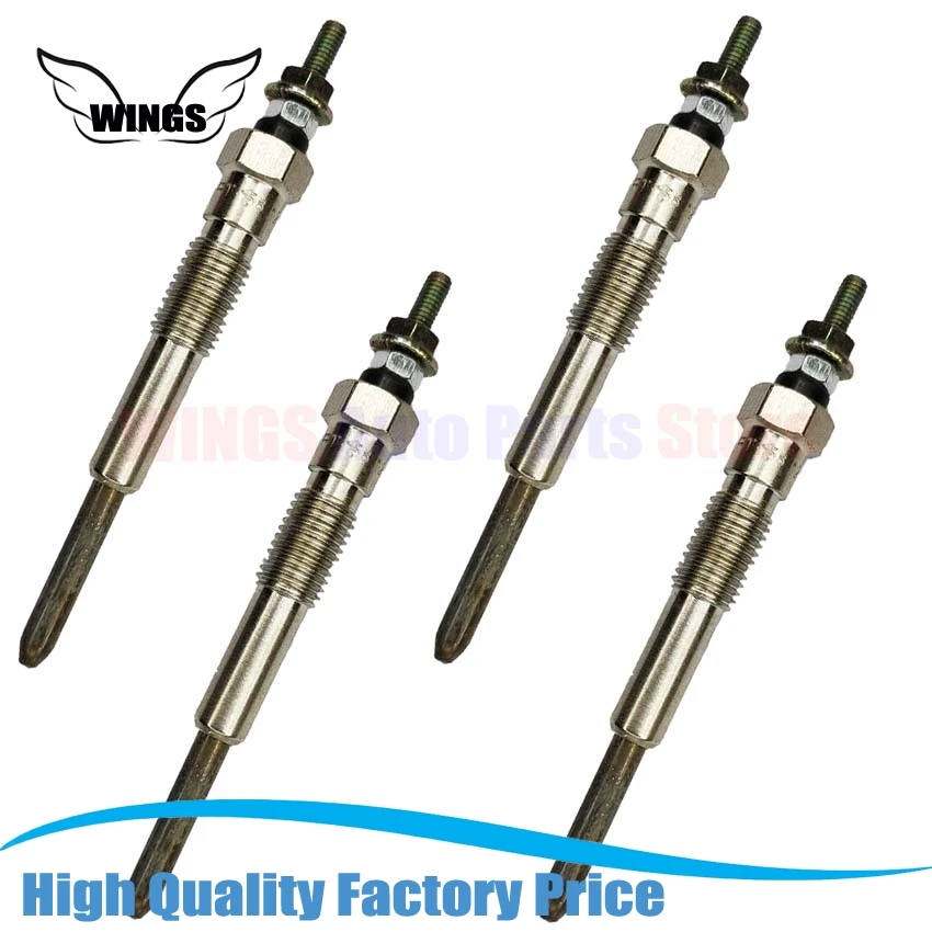 4PCS MD050212 1820A009 1820A006 1820A020 Glow Plug for Mitsubishi Pajero Montero Sport Triton L200 Nativa 2.5D 3.2DT 4D56 4M41