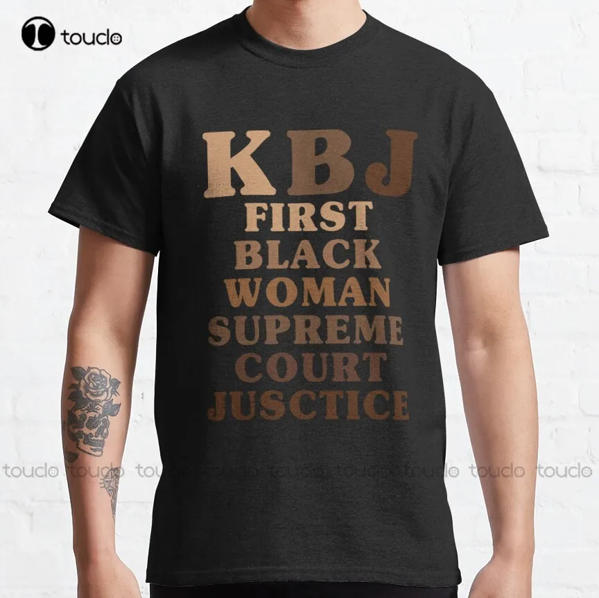 Ketanji Brown Jackson 1St Court Justice Black Woman Classic T-Shirt Cotton Outdoor Simple Vintag Casual Tee Shirts New