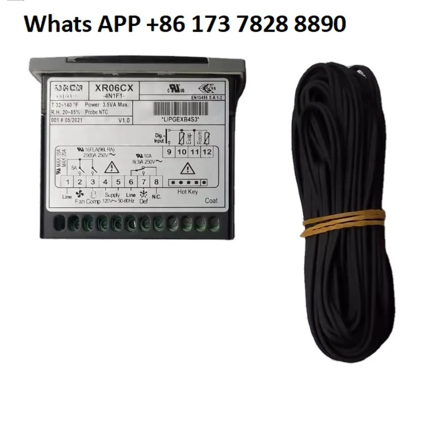 

Для датчика температуры 120 В, электронный регулятор температуры для холодного хранения, термостат Dixel XR06CX-4N1F1