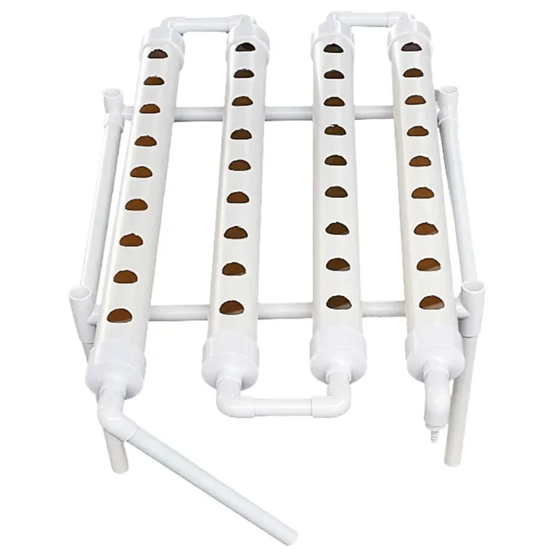 4-Pipe Hydroponic Growing System Kit, PVC Pipe Hydroponic Garden, Soilless Cultivation, Vegetable Gardening Tools