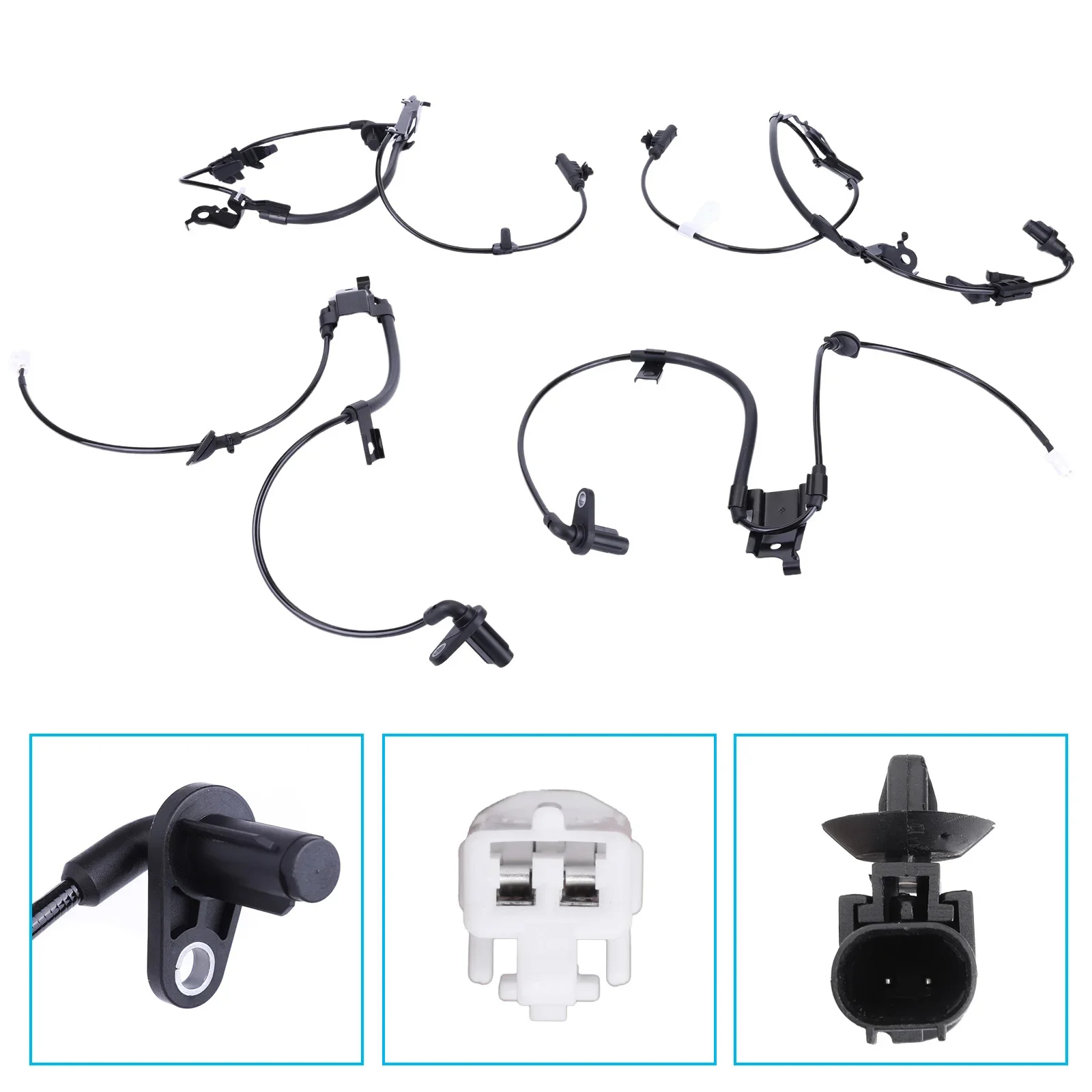 

Applicable Toyota Prince 2009-2016 ABS sensors 89542-0T010 +89543-0T010 +89545-0T010+89546-0T010