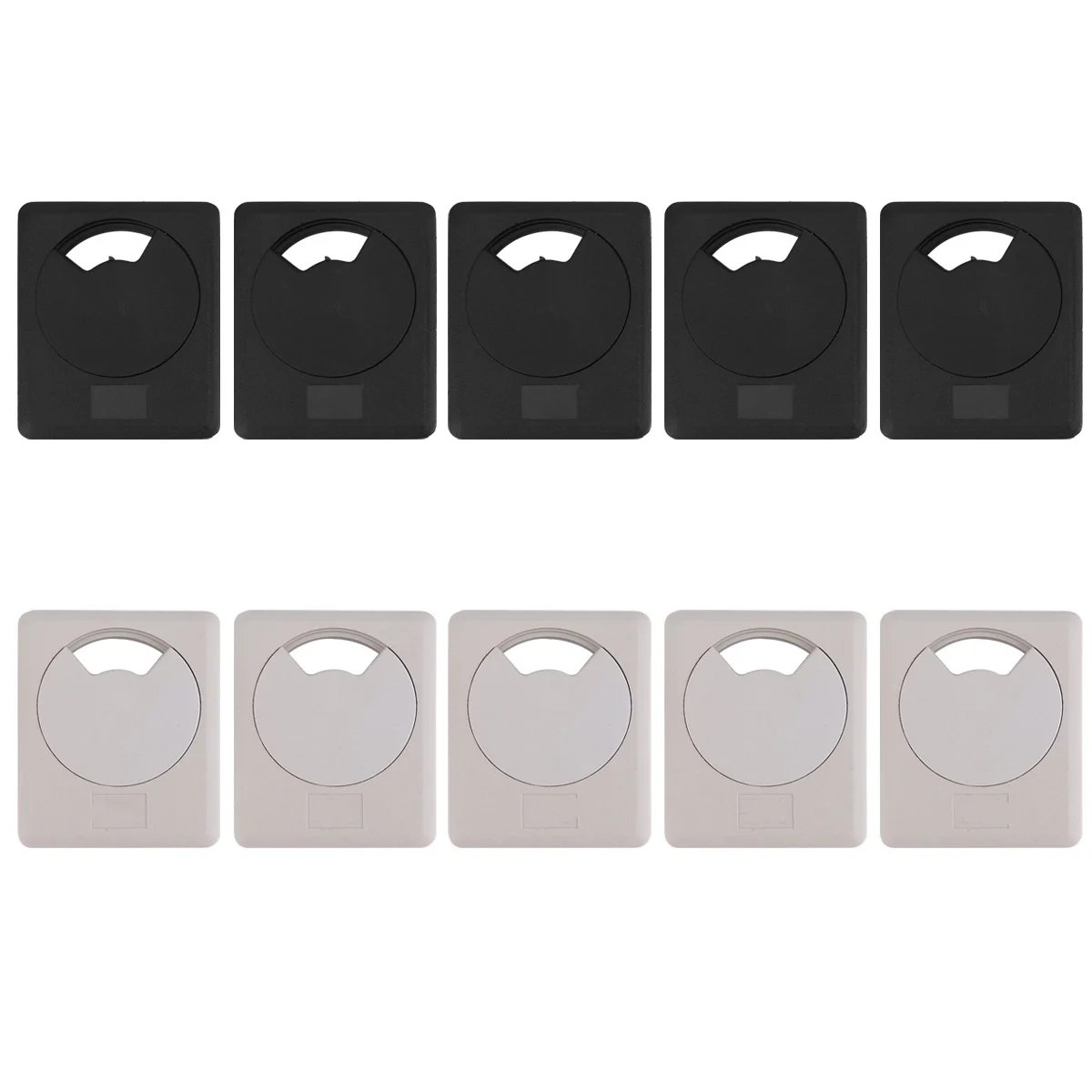 

20Pcs Desk Cord Grommet Plastic Computer Desk Table Cable Hole Cover 50Mm Wire Management Wire Cable Hole Cover Office Pc