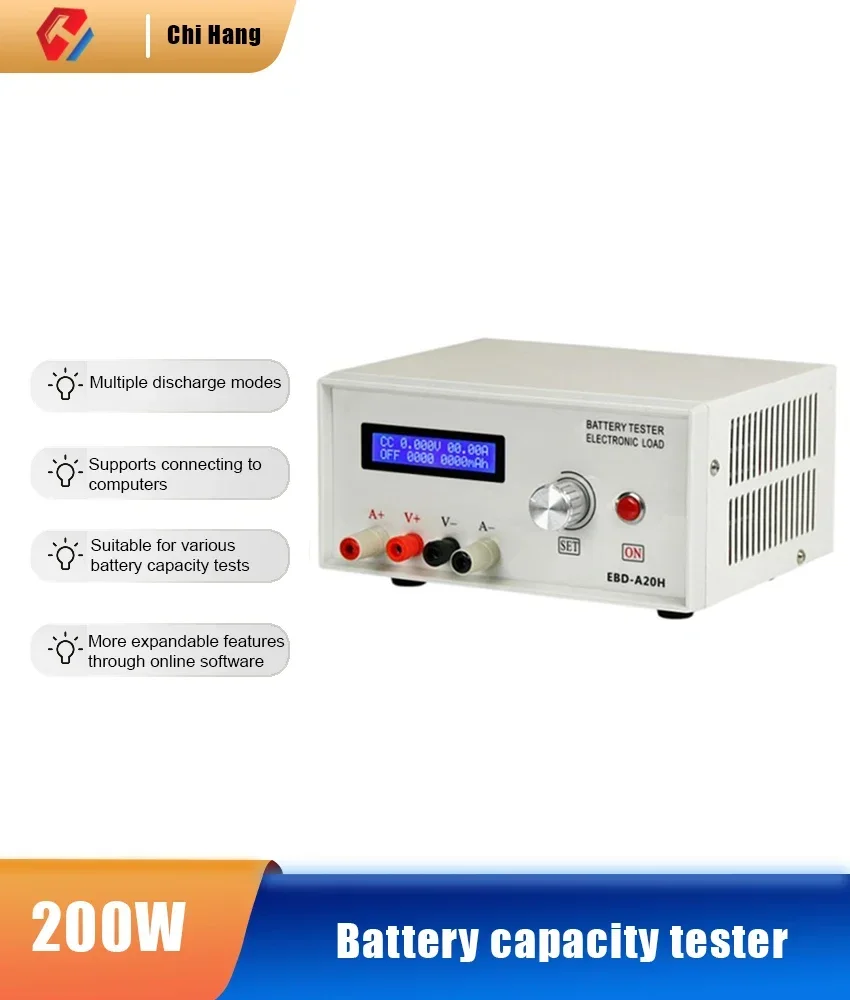 

EBD-A20H Battery Capacity Tester Electronic Load Power Tester Discharge Tester 20A 220W