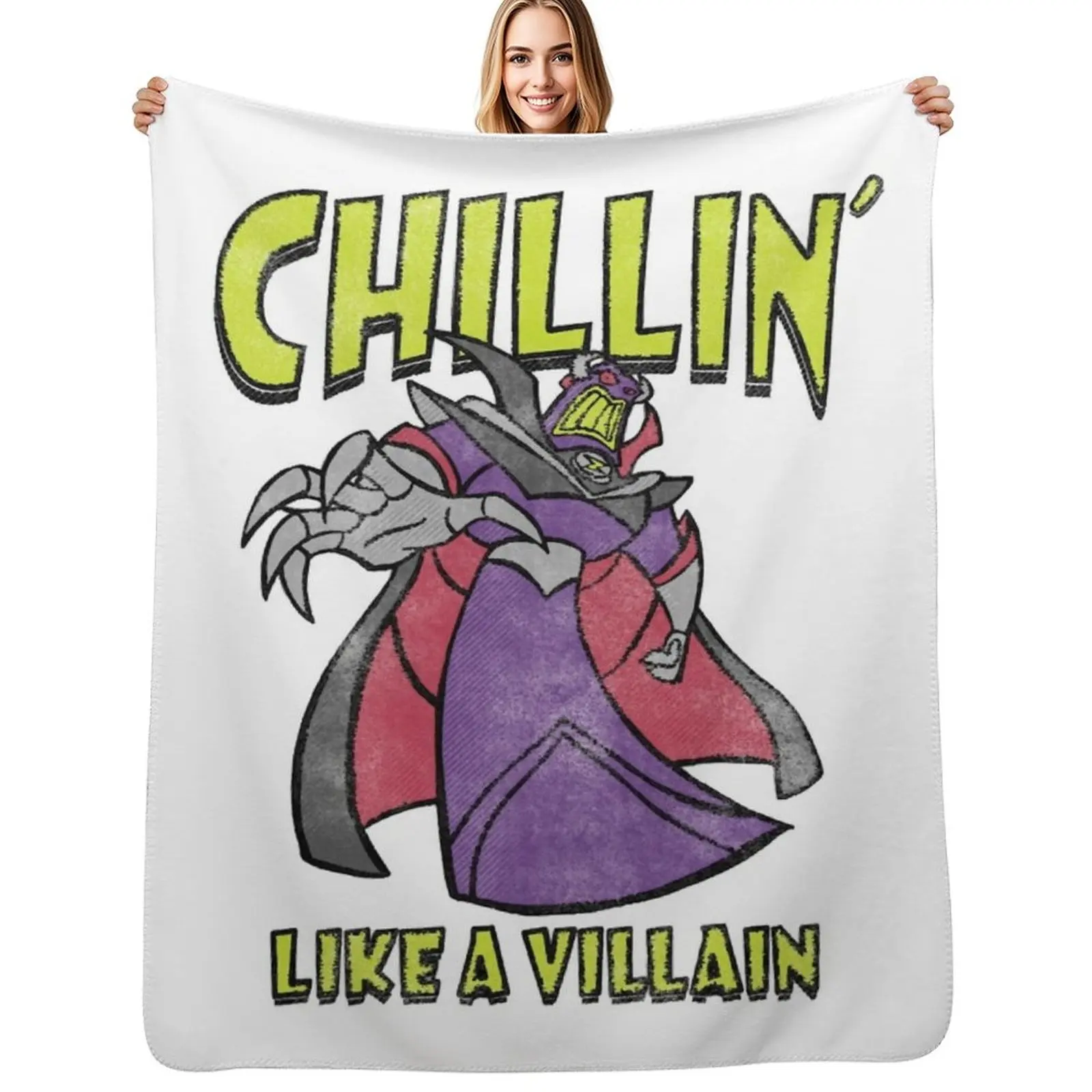 

Emperor Zurg is Chillin' Throw Blanket cosplay anime Multi-Purpose Hairy Summer Blankets