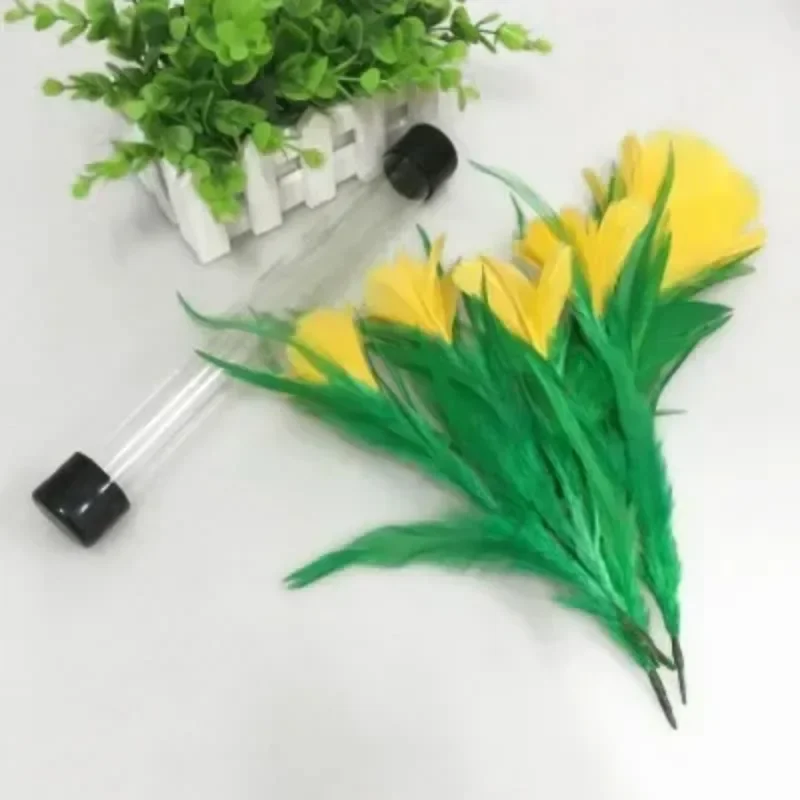 Five in One Flower Feather Stage Magic Trick Flower Production Magia Magie Magicians Prop Accessory Illusion Gimmick