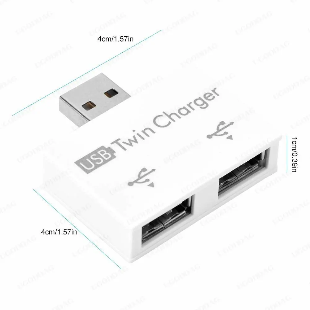 USB 2,0 адаптер-разветвитель для двух Портов USB