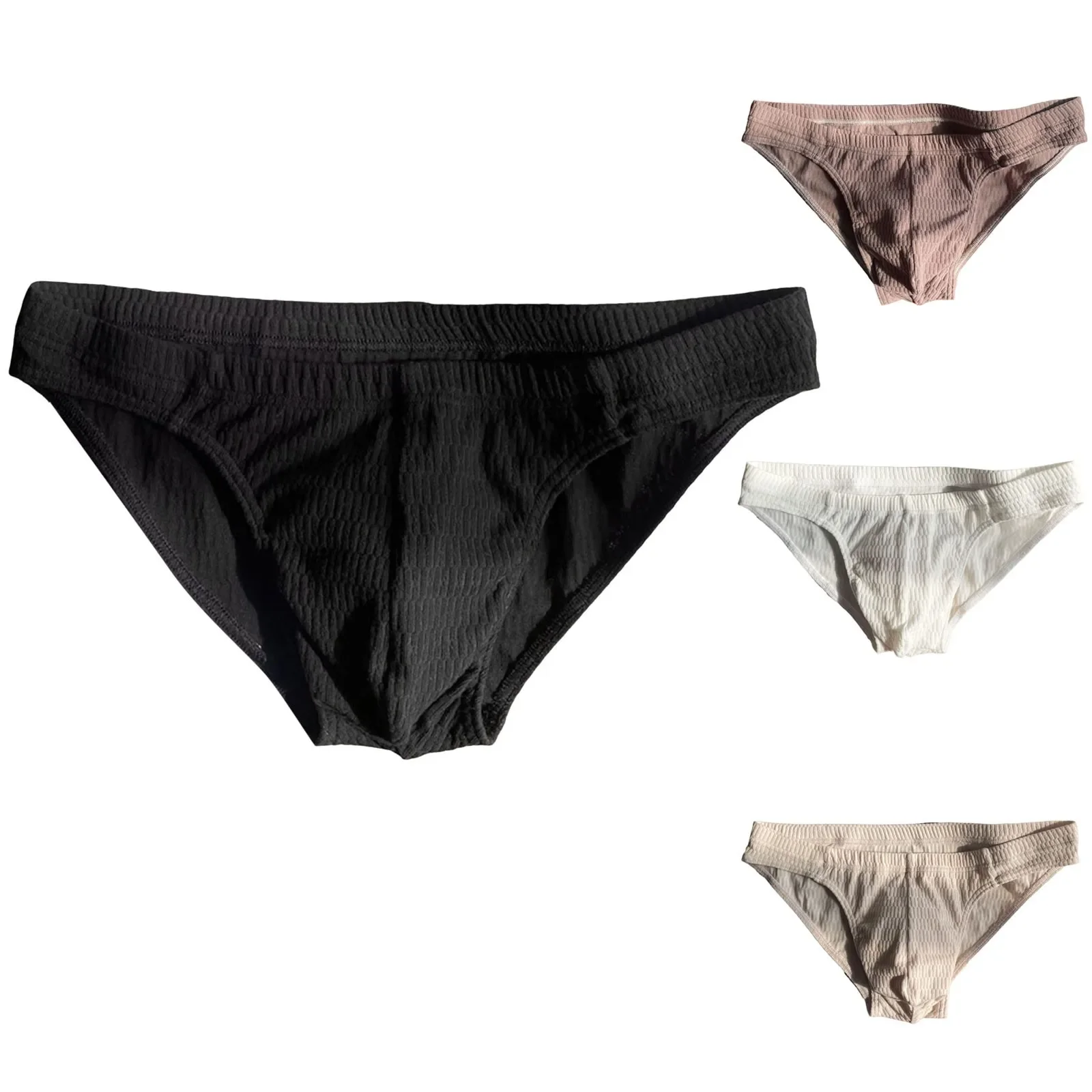 

Low Waist Briefs Mens Carnival Underwear Soild-Color Seamless Triangle Panties For Man Breathable Triangular Underwears