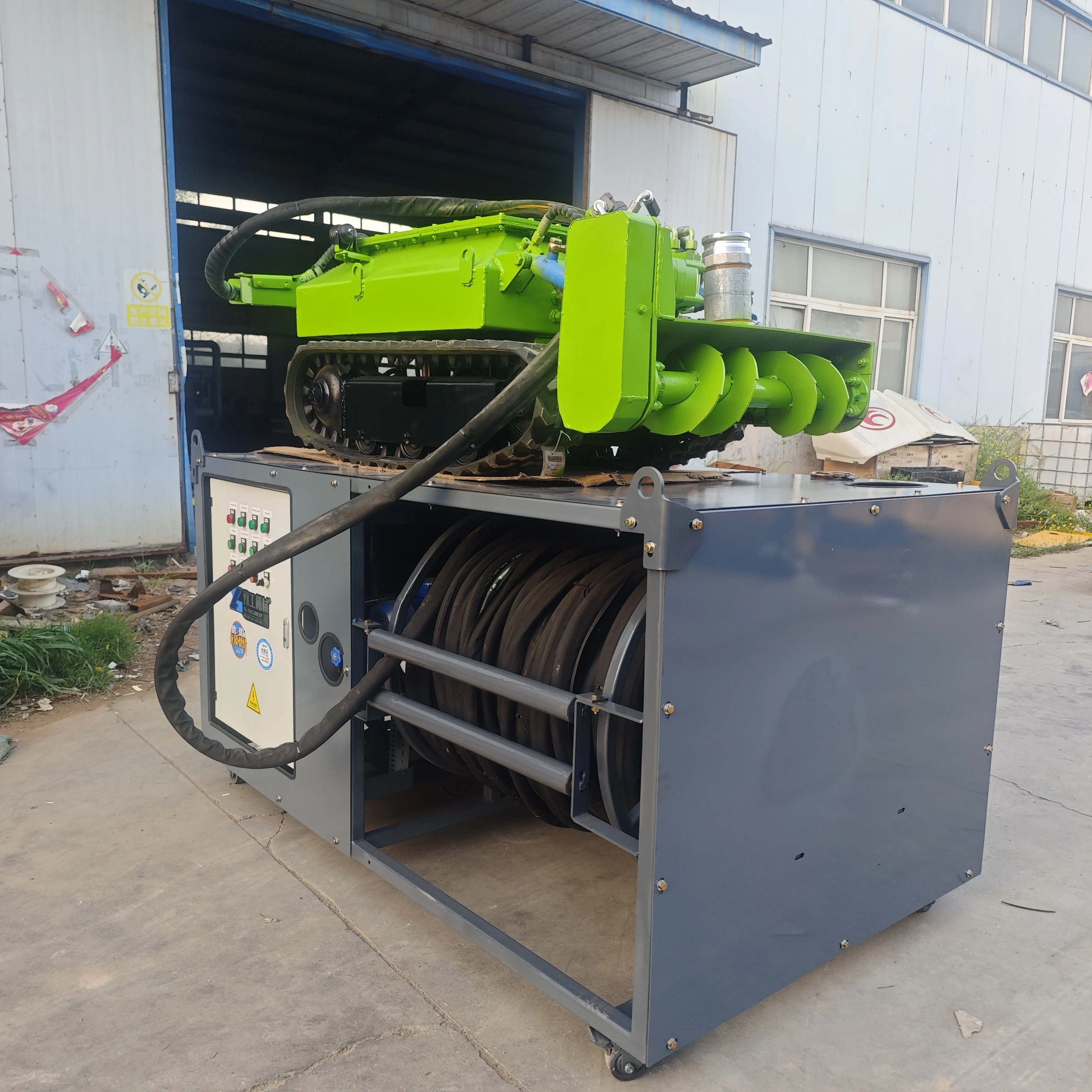 Pipeline Detection Crawler Robot Chassis Electric Underwater Robot for Desilting