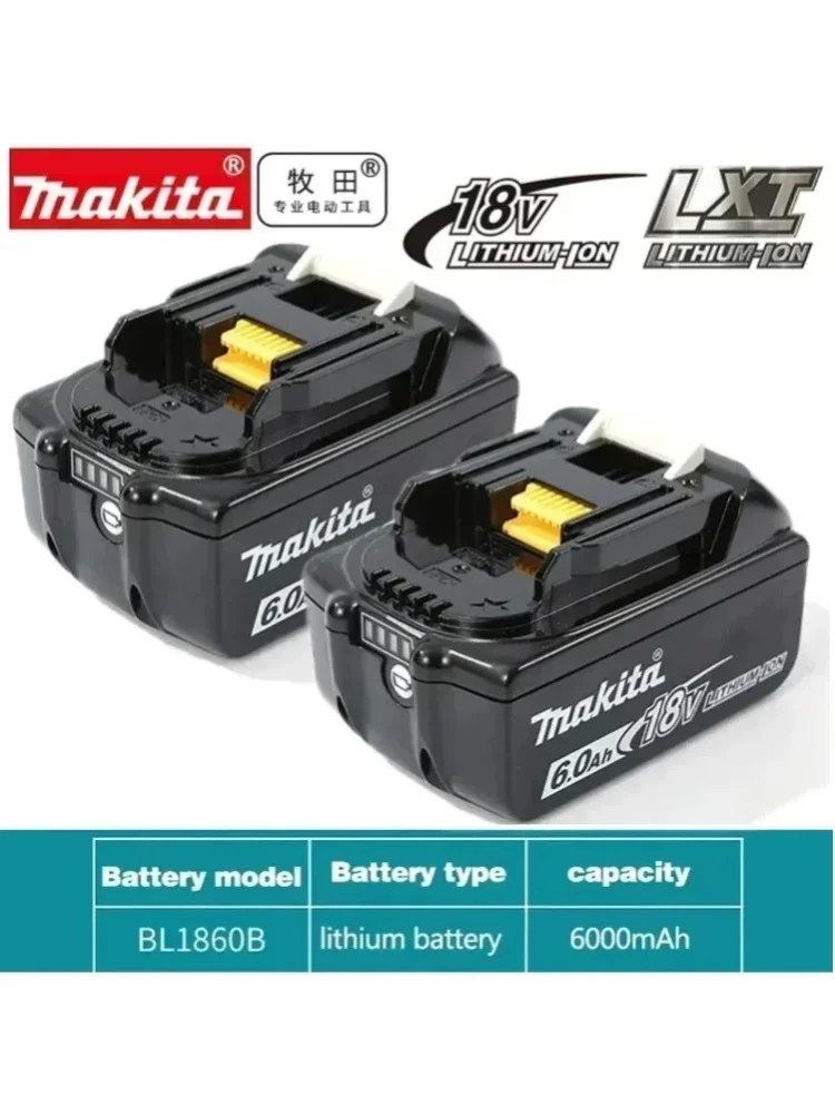 Original 18V Makita Bl1830B 6Ah für Makita Akku Bl1850B Bl1850 Bl1840 Bl1860 Bl1815 Bl1820 Ersatz-Lithium-Akku