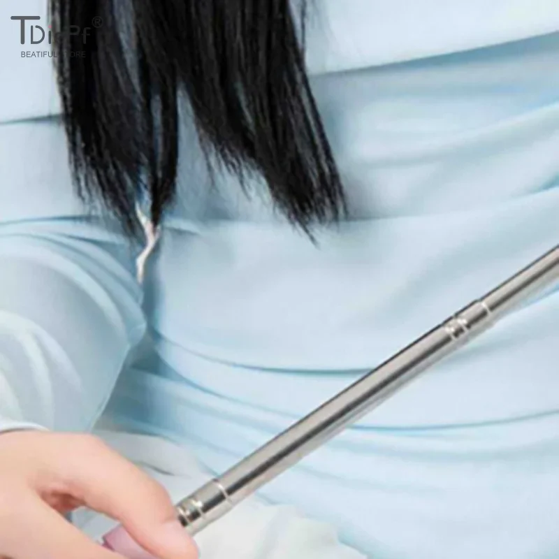 확장형 선인장 등긁개, 2가지 크기의 스파이크 폼 손잡이, 남녀공용 휴대용 포인트 마사지 스틱