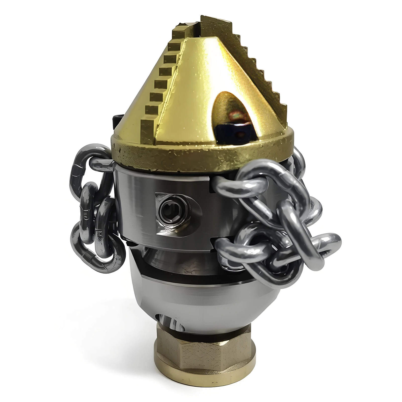 G1/2'' G3/4'' G3/8'' Pagoda rotating dredging nozzle Accessories for urban sewer dredging machine High pressure nozzle