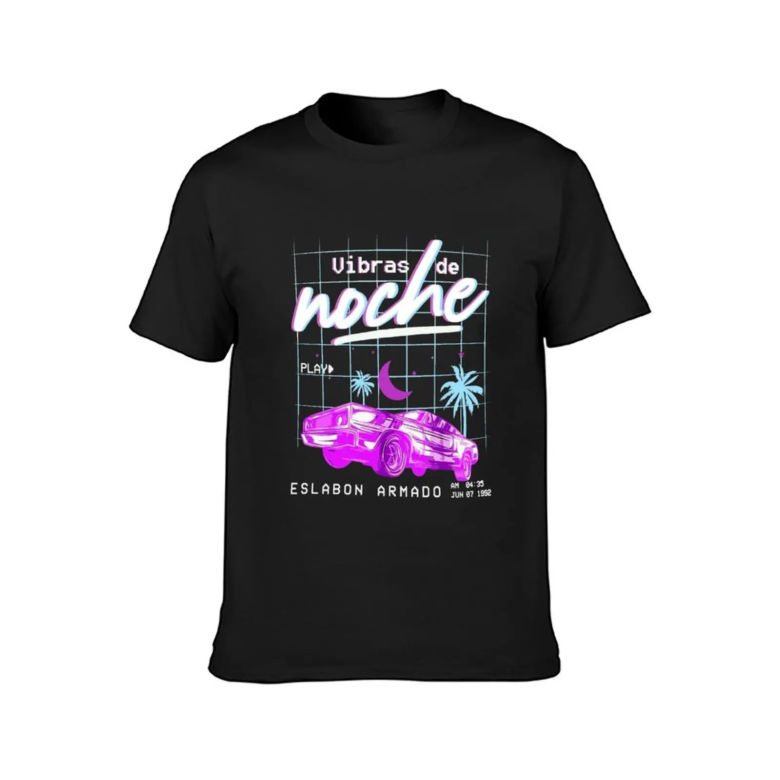 Vibras De Noche Play Eslabon Armado Vibras De Noche T-Shirt cute tops vintage mens graphic t-shirts anime