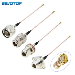 1Pcs RG-178 U.FL IPX-1 Female to N Male/Female Straight Connector N to IPX RG178 Cable Pigtail RF Coaxial WIFI WLAN 10cm-50cm
