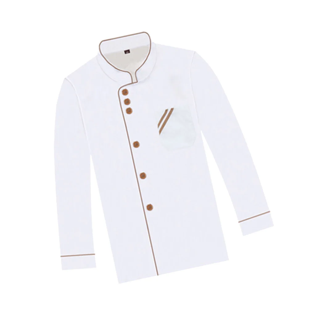 Abrigo de Chef de manga larga, chaqueta de Catering lavable a prueba de aceite, resistente al desgaste, Unisex, para restaurante, Hotel, cocina, ropa de trabajo