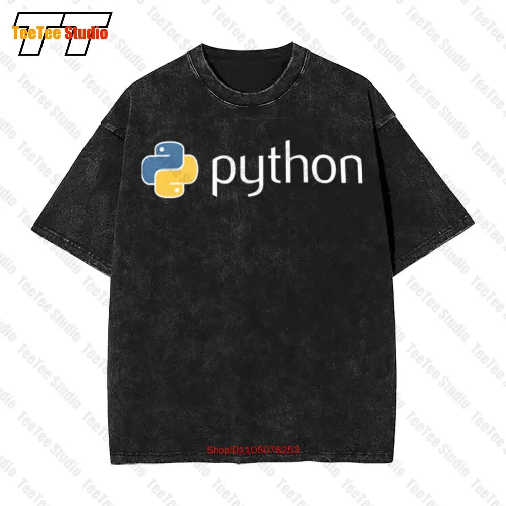 Python Geek Vintage Oversized T-Shirt 3UAN