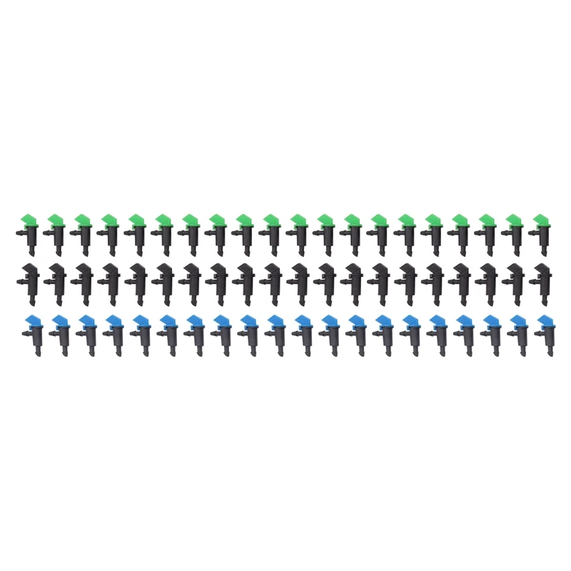 

ABSF 60 Pieces Drip Emitter Garden Flag Irrigation Dripper In 3 Sizes, Trees And Shrubs, 1 GPH, 2 GPH, 4 GPH