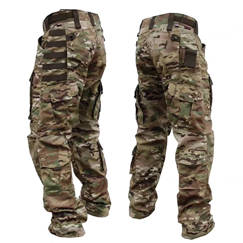 

Parts for Scarab Invaders Camouflage Tactical Pants Men's Multi-Pocket Scratch Resistant