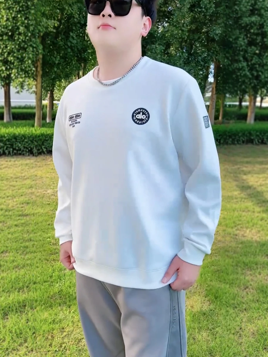 

Модный повседневный мужской свитшот с круглым вырезом и буквенным принтом в американском стиле, удобный, с длинными рукавами, осенняя новинка