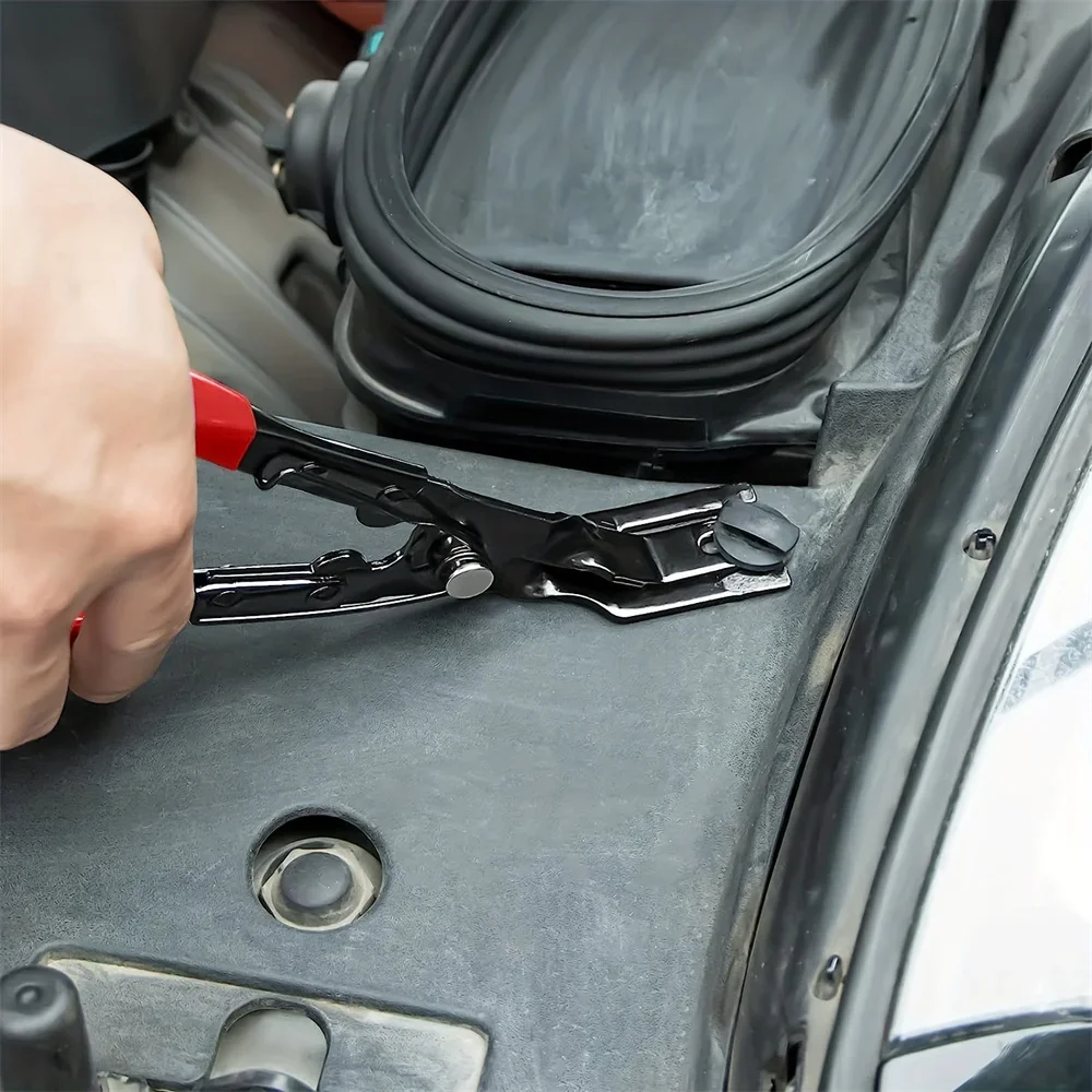kkjoy 2-teiliges Werkzeugset zum Entfernen von Innenverkleidungen, Auto-Clip-Klemme, Nagelzieher, verwendet für Limousinen, SUVs, Schrägheckmodelle – Detail 11