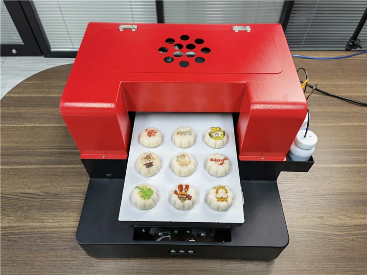 New Commercial Candies Printer For Chocolate 2021 Automatic Colorful Food Cake Coffee Printer Machine For Candies Sweet Wrappers