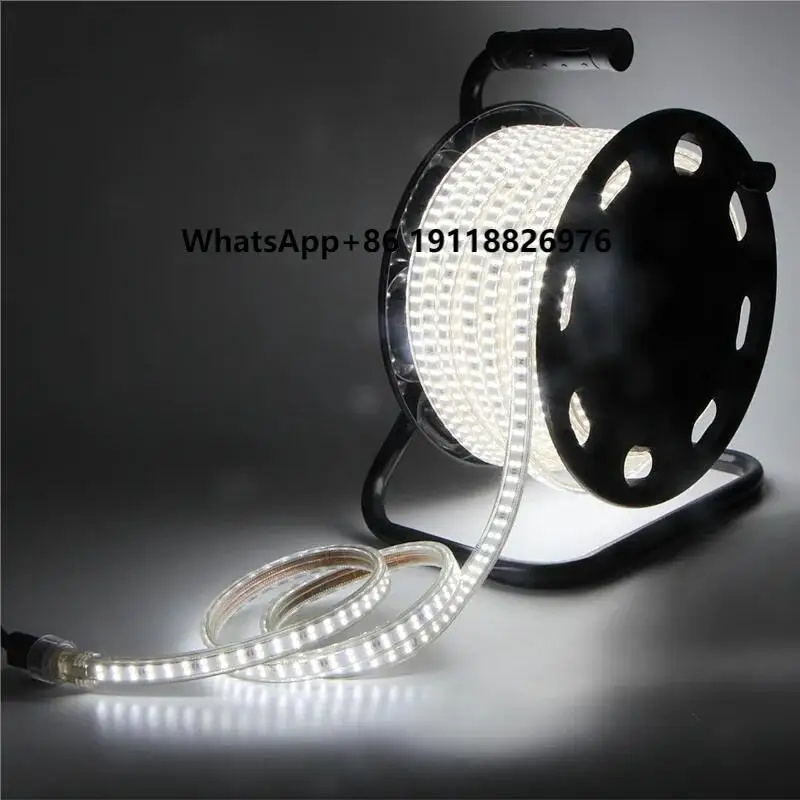

AC110V/220V 2835 240leds/meter Double Row Industrial LED Strip Light with Roller