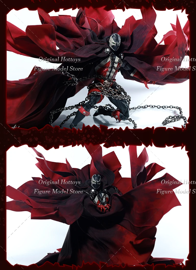 In Stock 1/12 Scale Male Soldiers Clothes Accessory Fashion Red Irregular Design Cloak Fit 7-inches Action Figure Model Doll