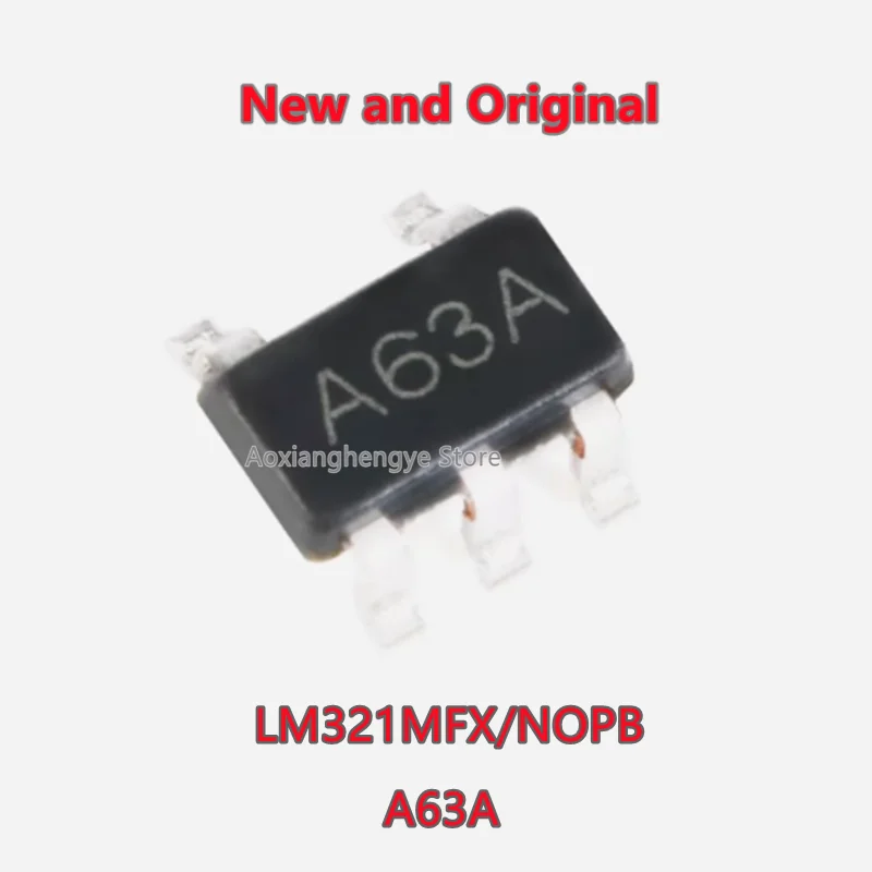 20PCS LM321MFX/NOPB LM321MFX LM321 A63A SOT23-5 Low-power single-channel operational amplifier chip New and Original