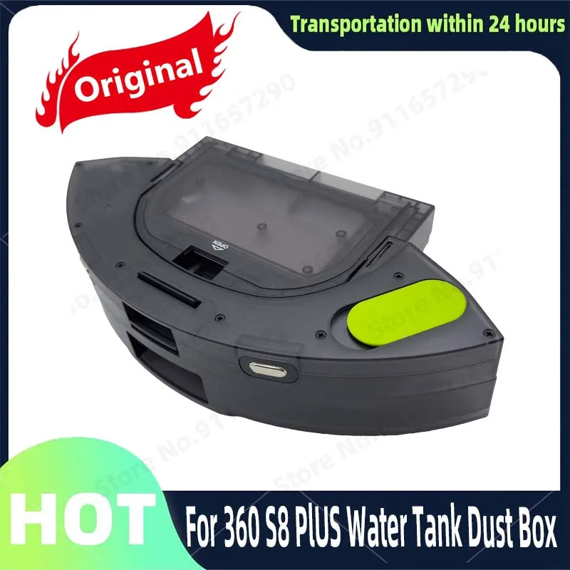 Water Tank Dust Box For 360 S8 Plus Sweeping Robot Vacuum Cleaner Filter Dust Bin Container With Filter Accessories